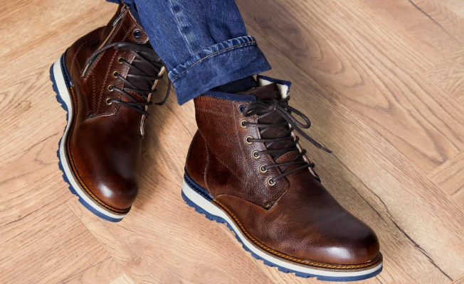 Ealing Leather Ankle Boots