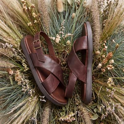 Woven weave shoes holiday loafers - Mens Sandals