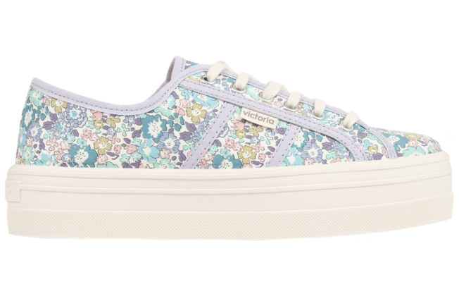 BARCELONA LIBERTY PRINT PLATFORM TRAINERS
