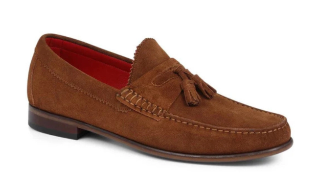 Dawson Suede Tassel Loafer by Jones Bootmaker £85