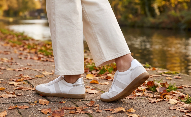 Smart Shoes with Wide-Leg Trousers