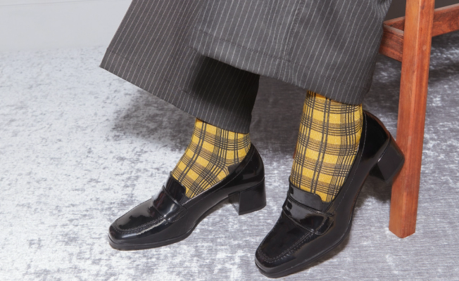 Brielle Patent Leather Heeled Loafers