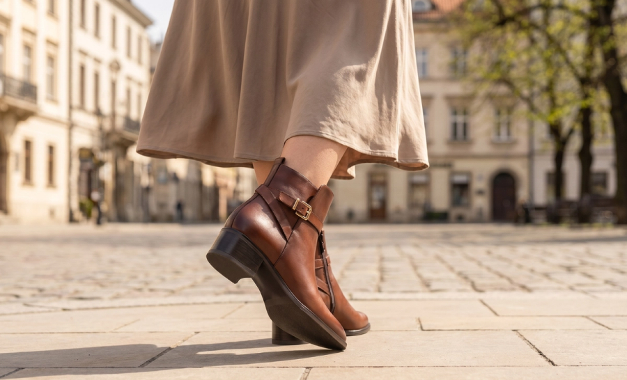 Block Heel Boots