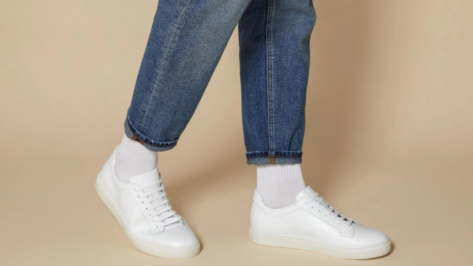 White Trainers With Jeans