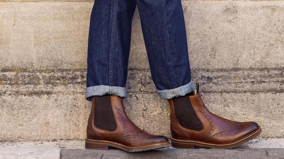 Brogue Chelsea Boots