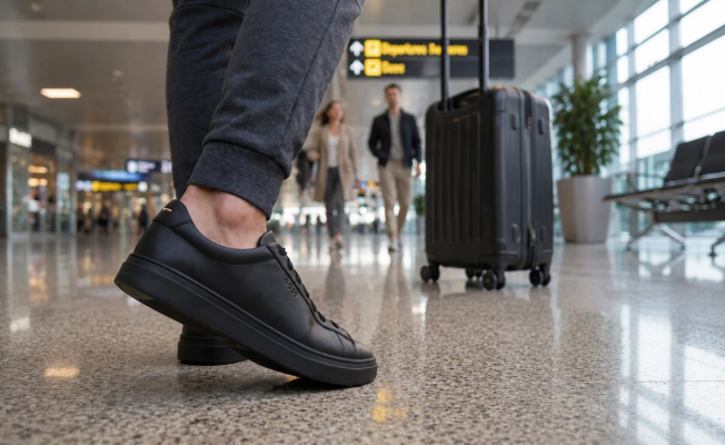 Trainers at the airport