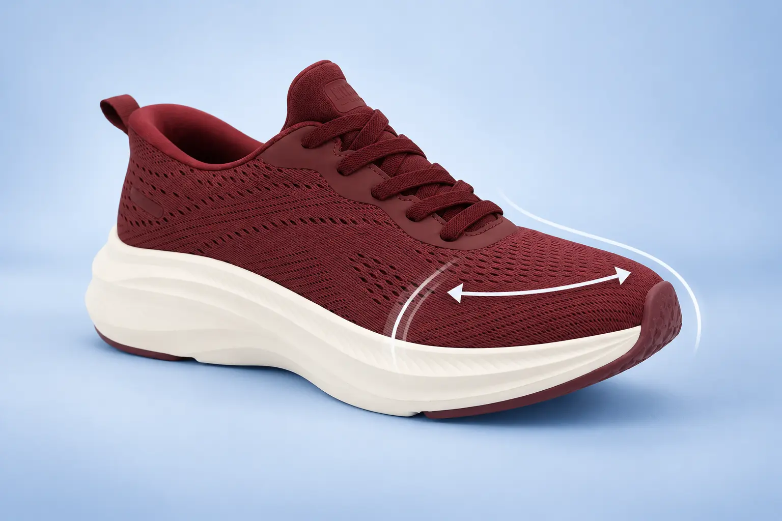 burgundy wide fit shoes
