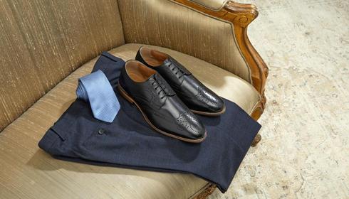 Wide Fit Leather Brogues