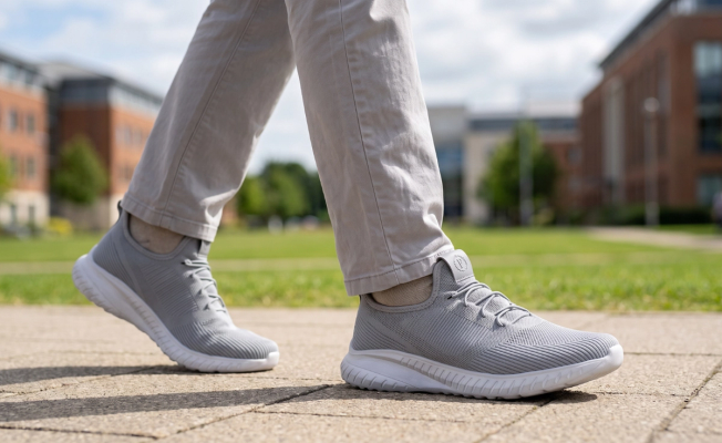 Comfortable mesh trainers