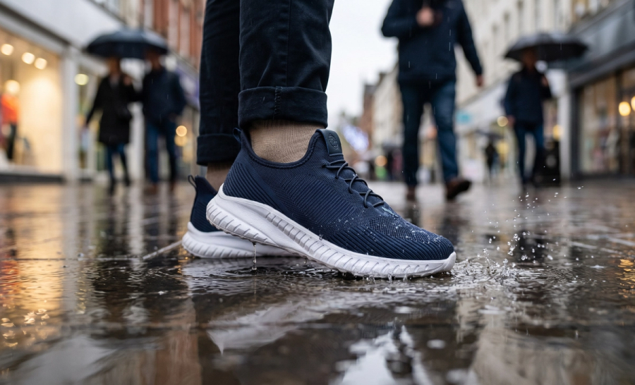Trainers in Wet Weather