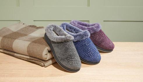 Patterned Full Slippers