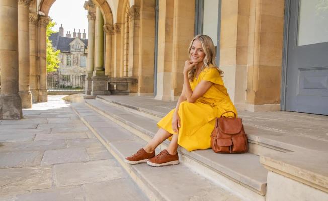 White Trainers with White Bag