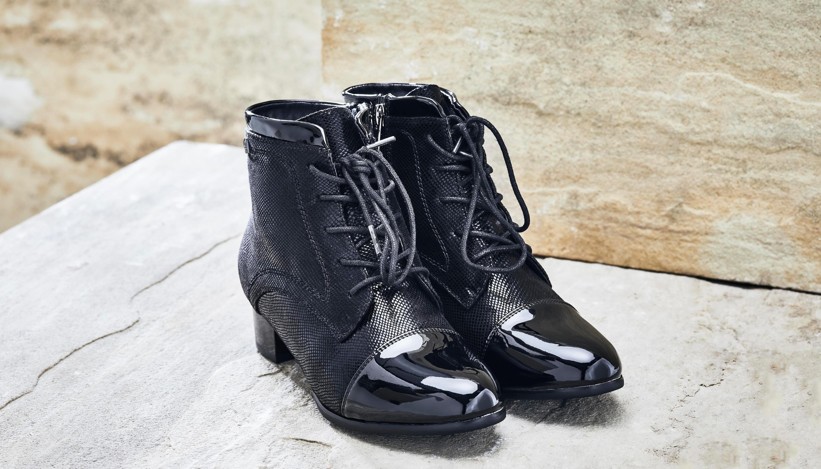 Lace-Up Ankle Boots