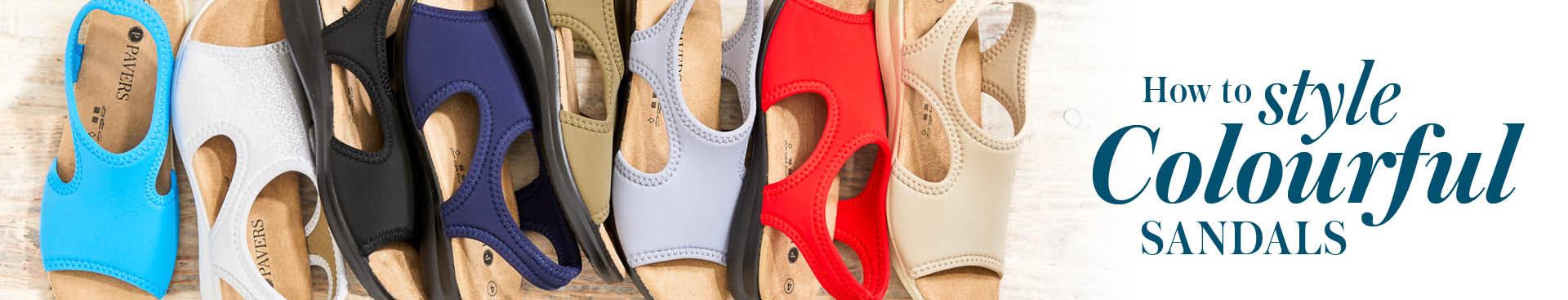 How to Style Colourful Sandals