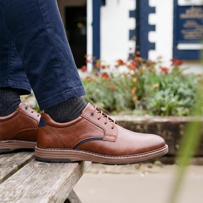 mens brown lace shoes