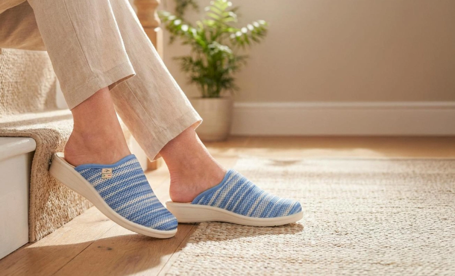 FlyFlot mules with heel