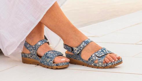 touch fasten sandals
