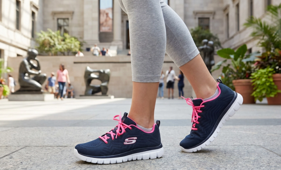 Cushioned Skechers Trainers