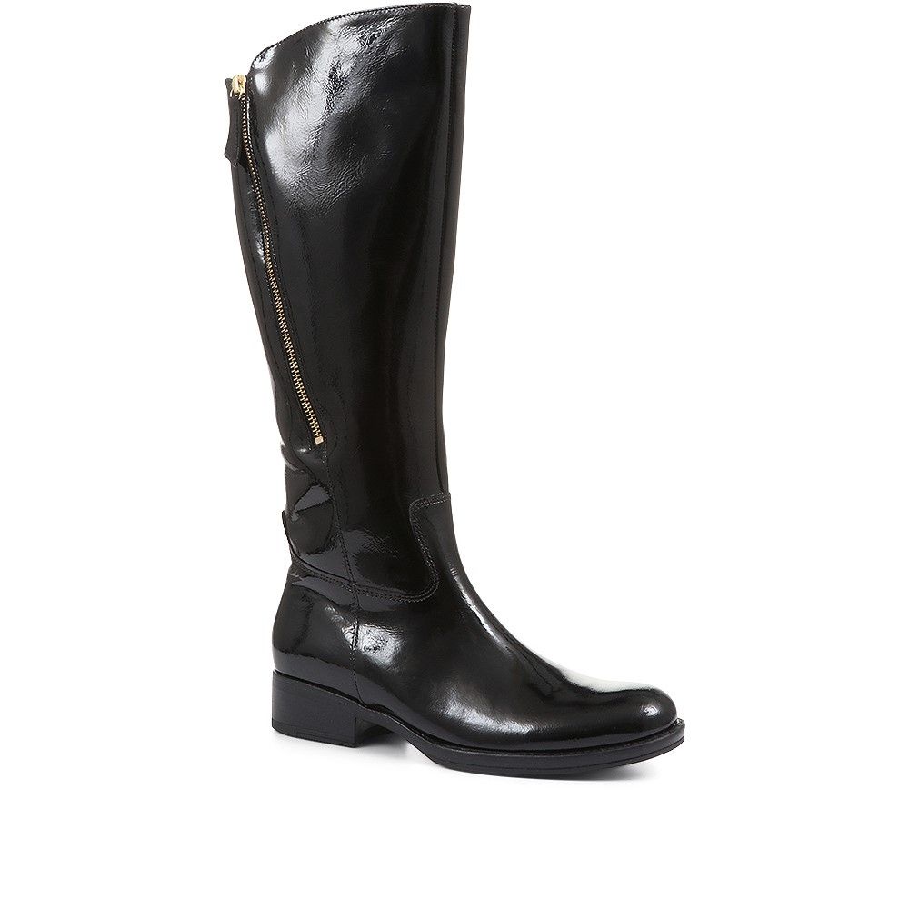 Adelina Patent Long Boots