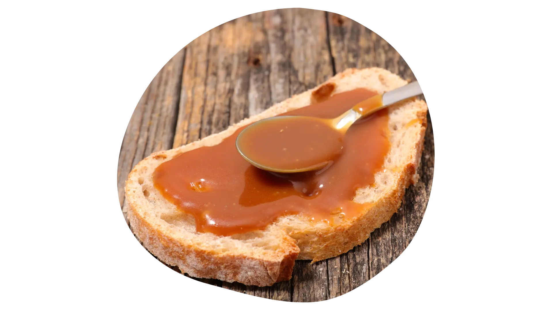 dulce de leche on toast