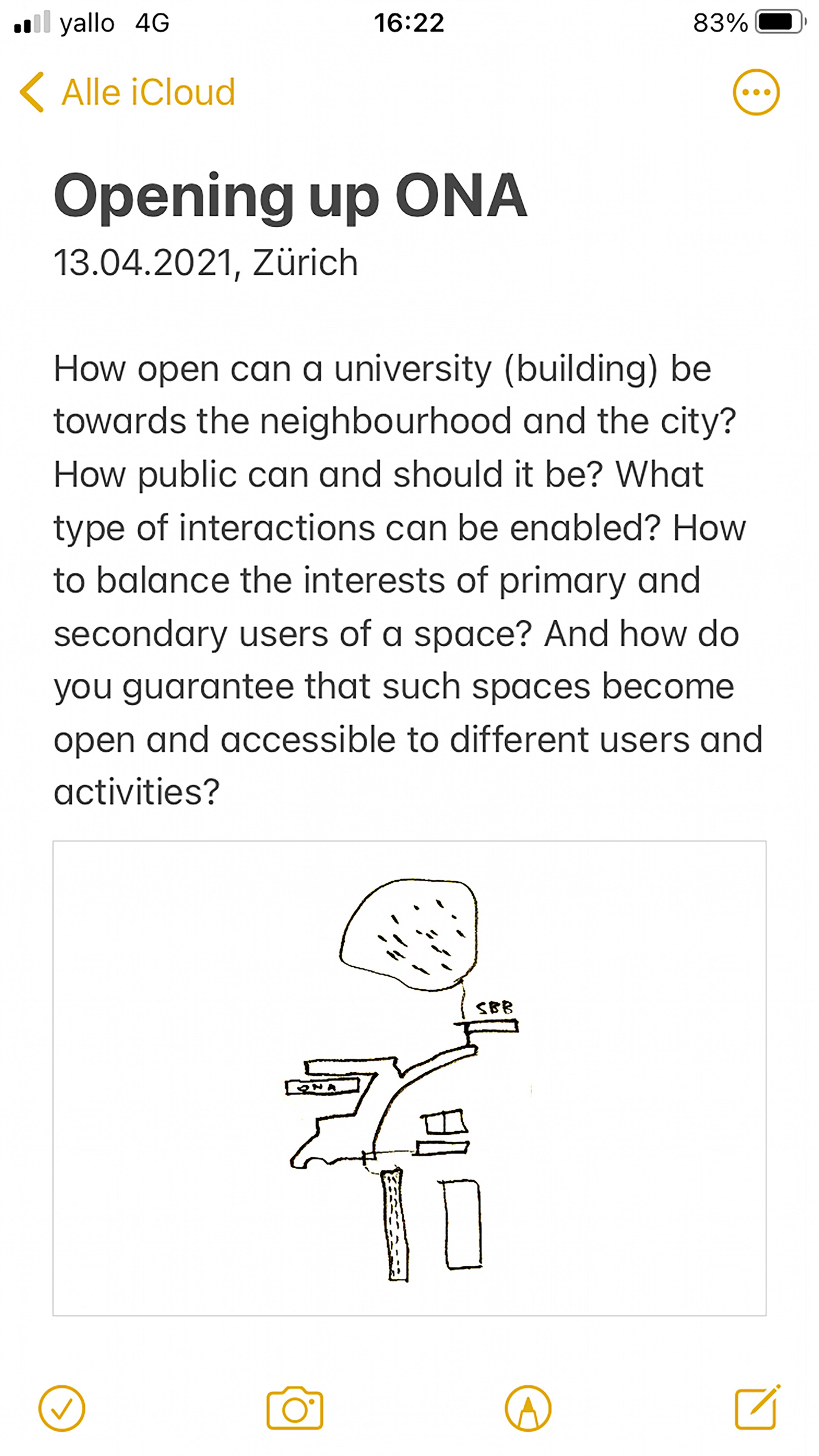 Concept: Opening up ONA