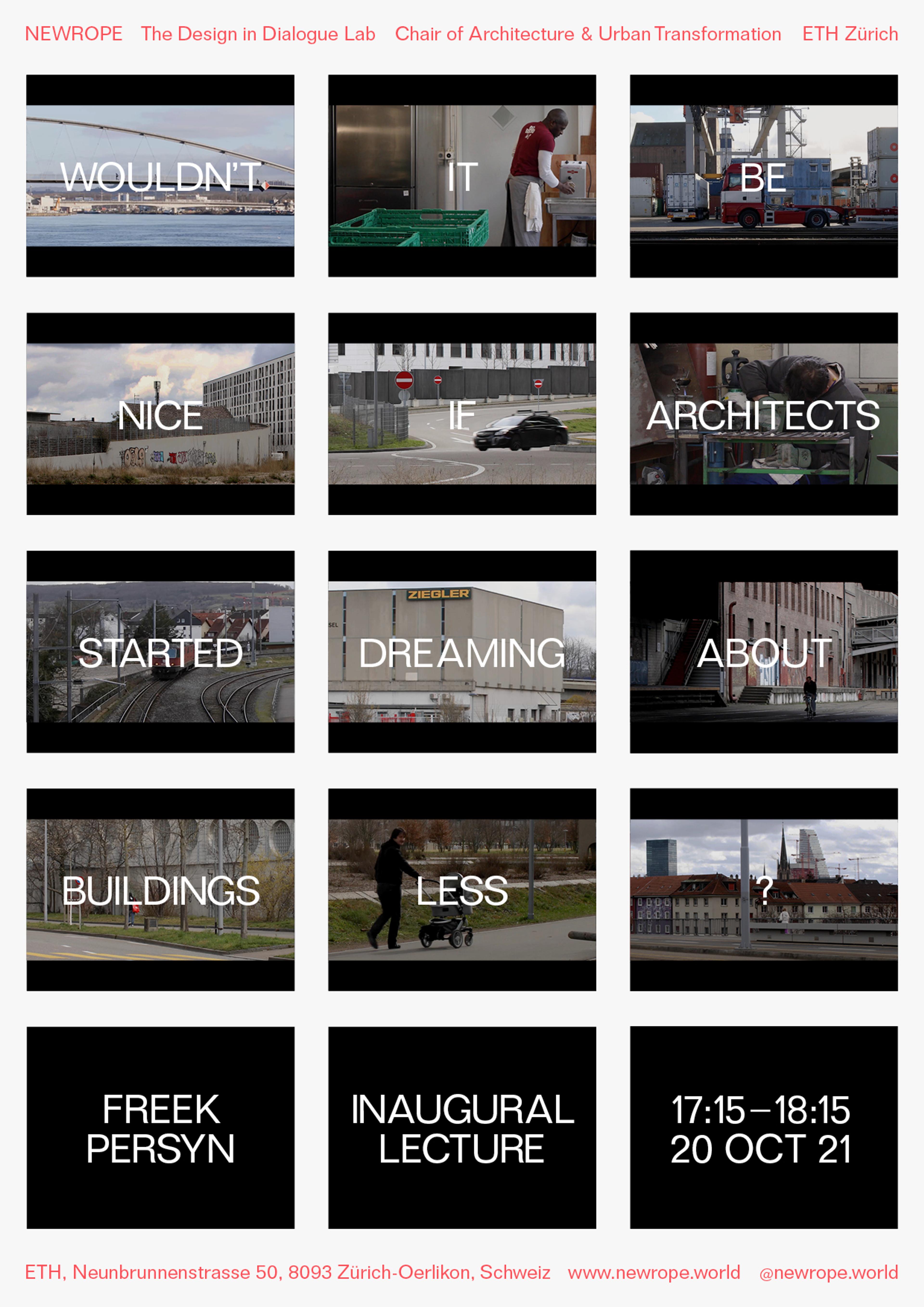 Announcement: Inaugural Lecture - Freek Persyn