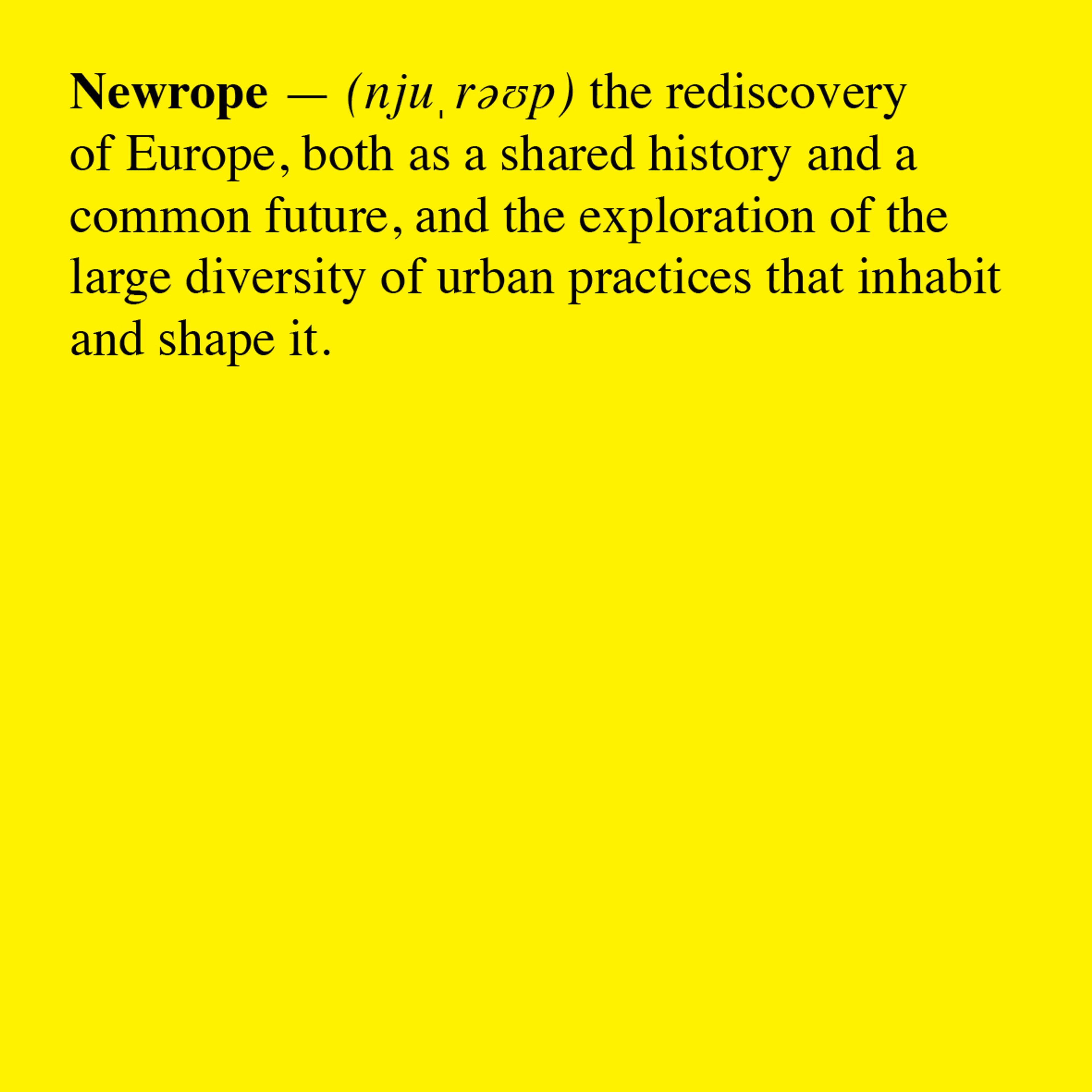 Dictionary: Newrope