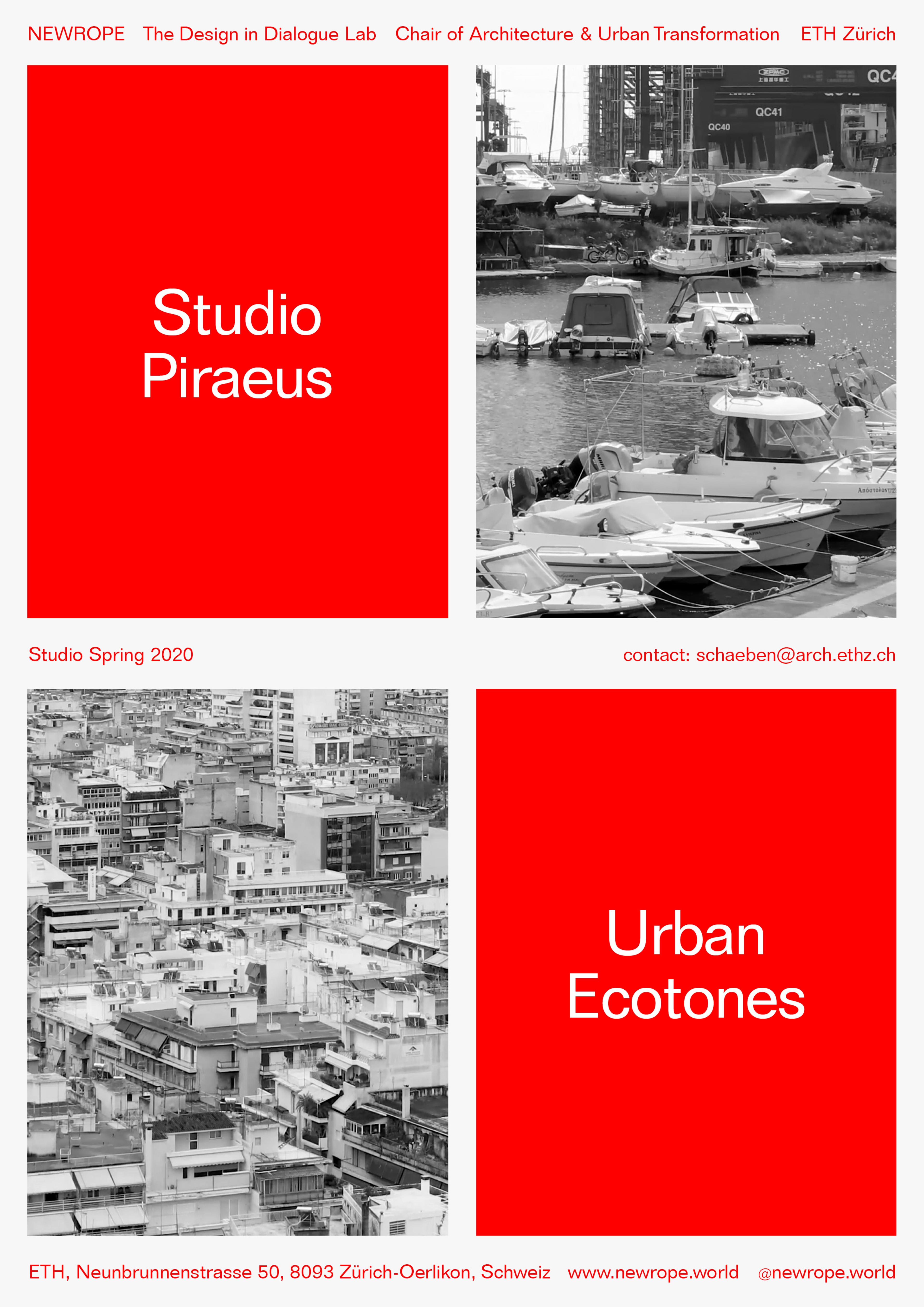 Design Studio: Piraeus – Urban Ecotones