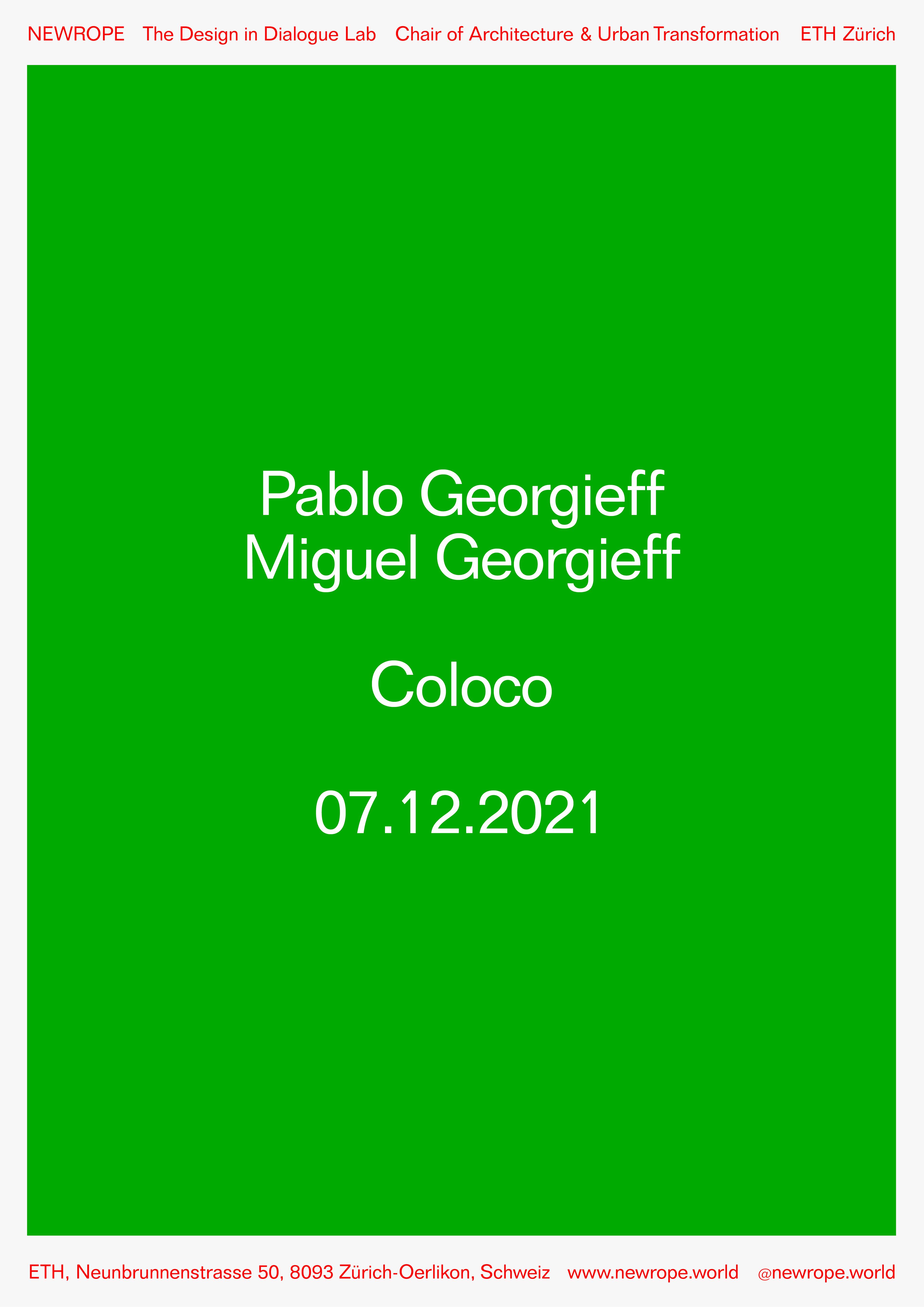 Network: Pablo Georgieff and Miguel Georgieff "We need to talk about Infrastructure"