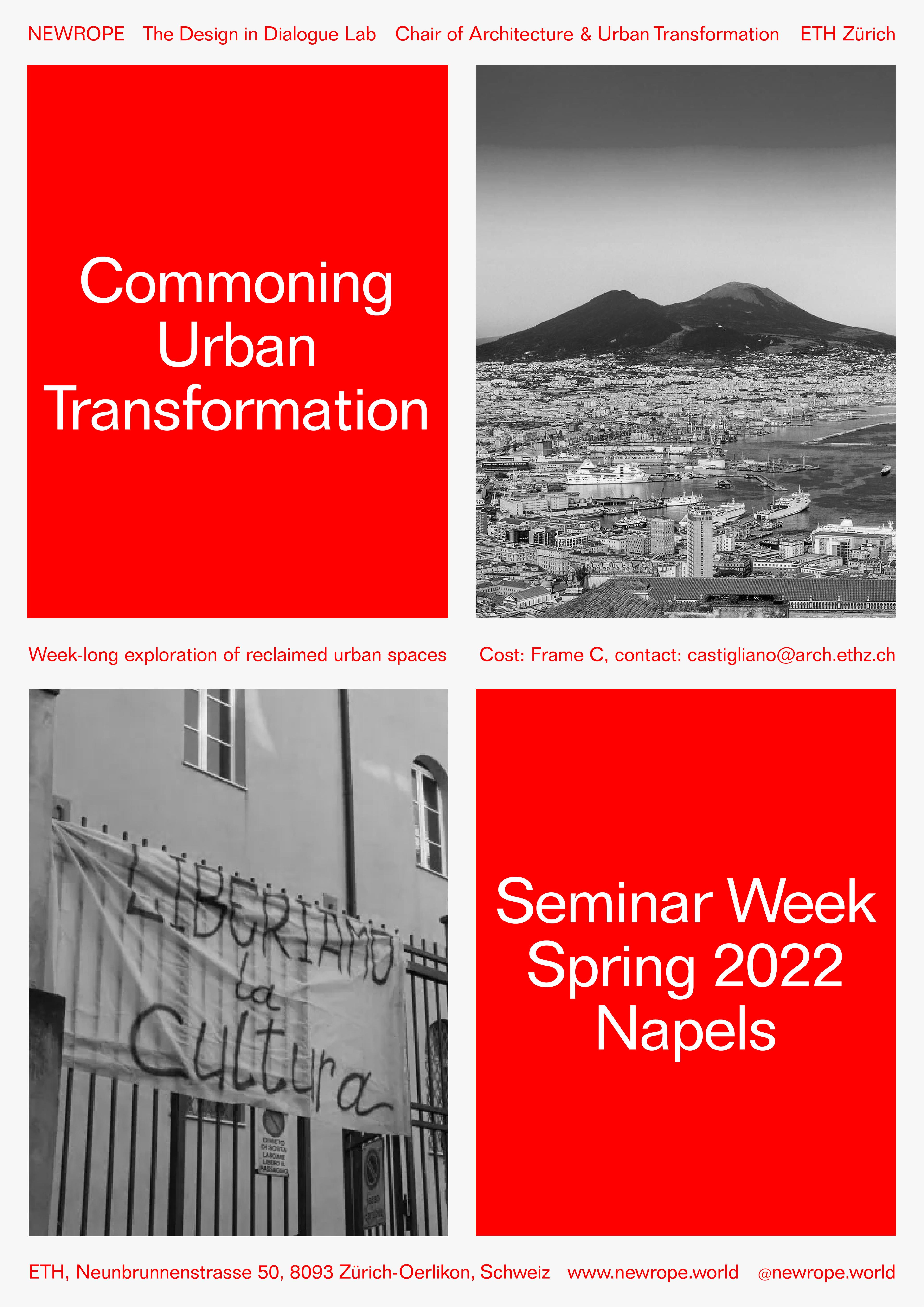 Announcement: Seminar Week FS2022 - Commoning Urban Transformation in Naples