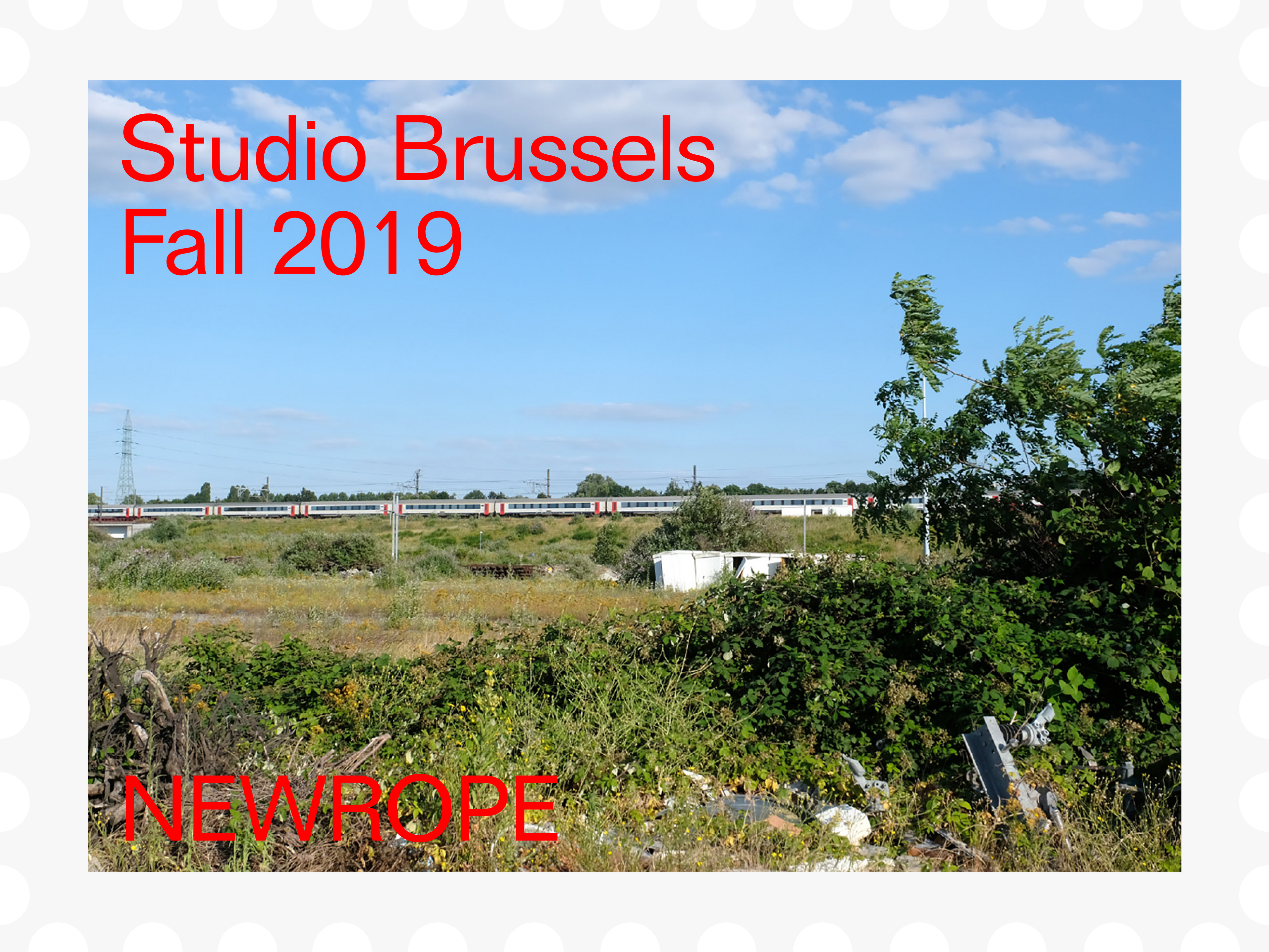 Places: Brussels, Design Studio, Fall 2019