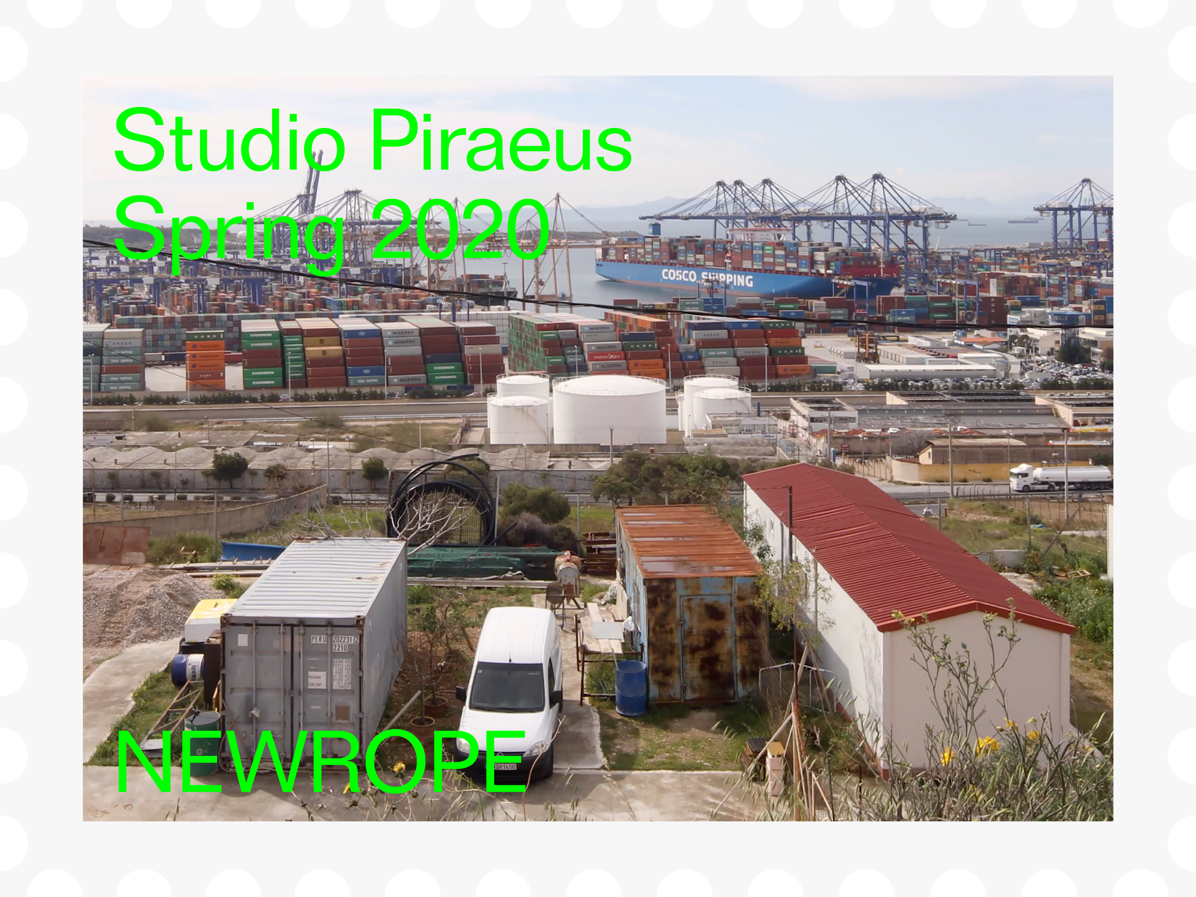 Places: Studio Piraeus, Urban Ecotones, Spring 2020
