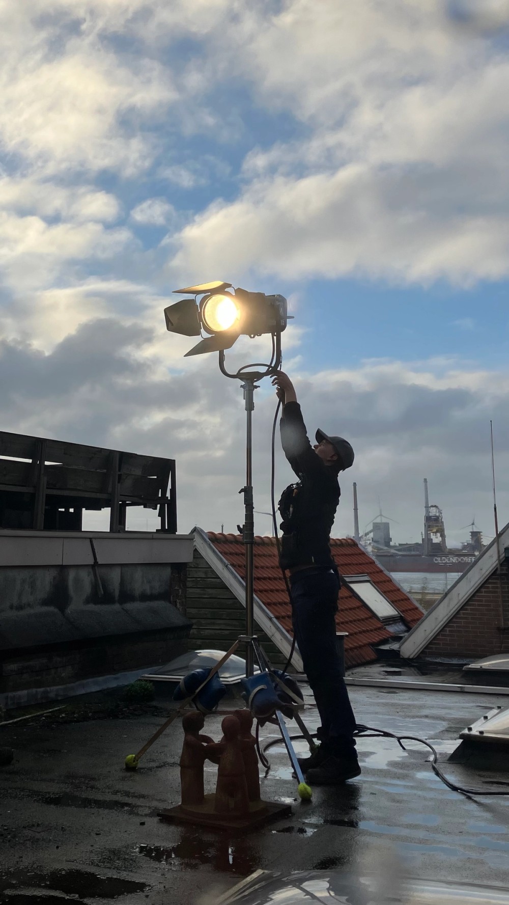 Electro Storm XT26 on a flat roof