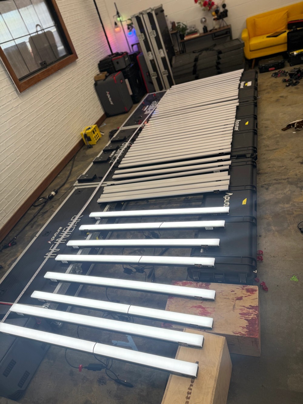 Tech Day: Powering on and testing each fixture