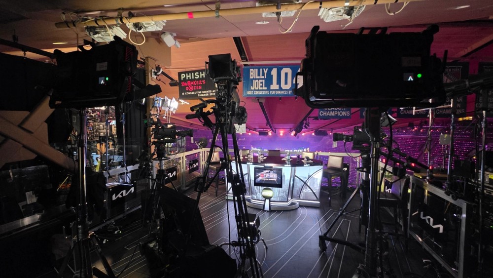 The team’s production setup, including four NOVA II 2x1s