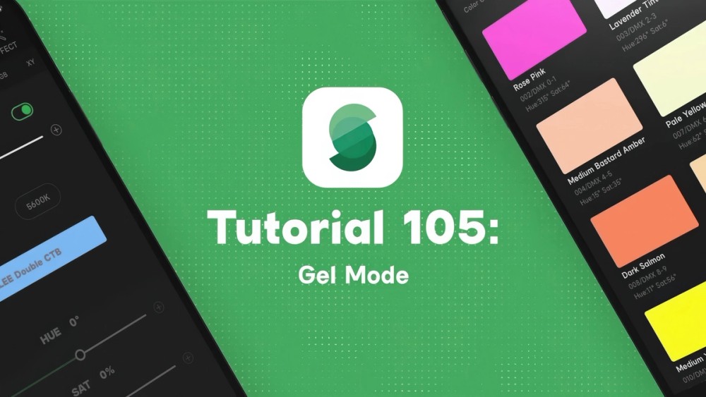 A smartphone with gel color palettes