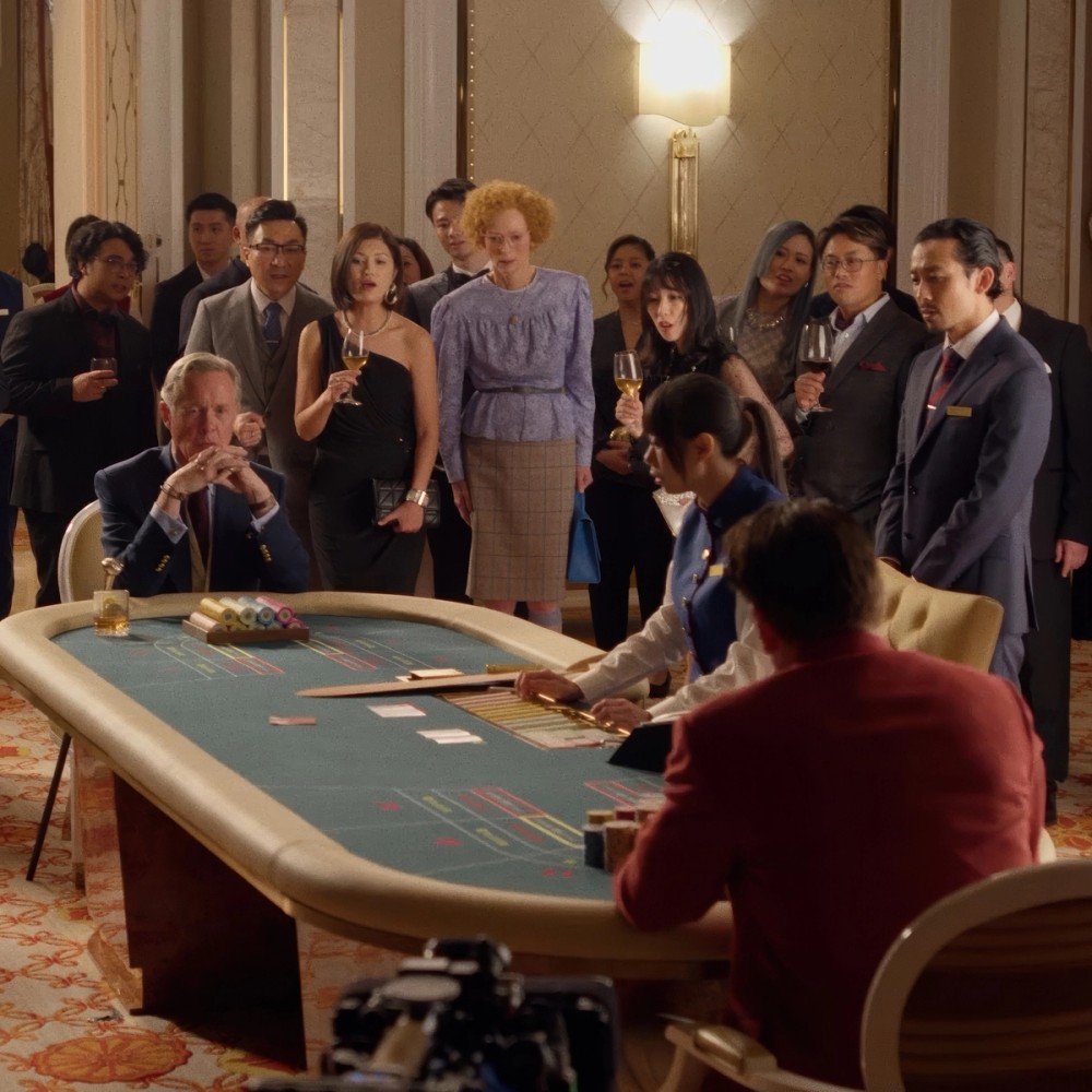 Behind the scenes of a casino location shoot