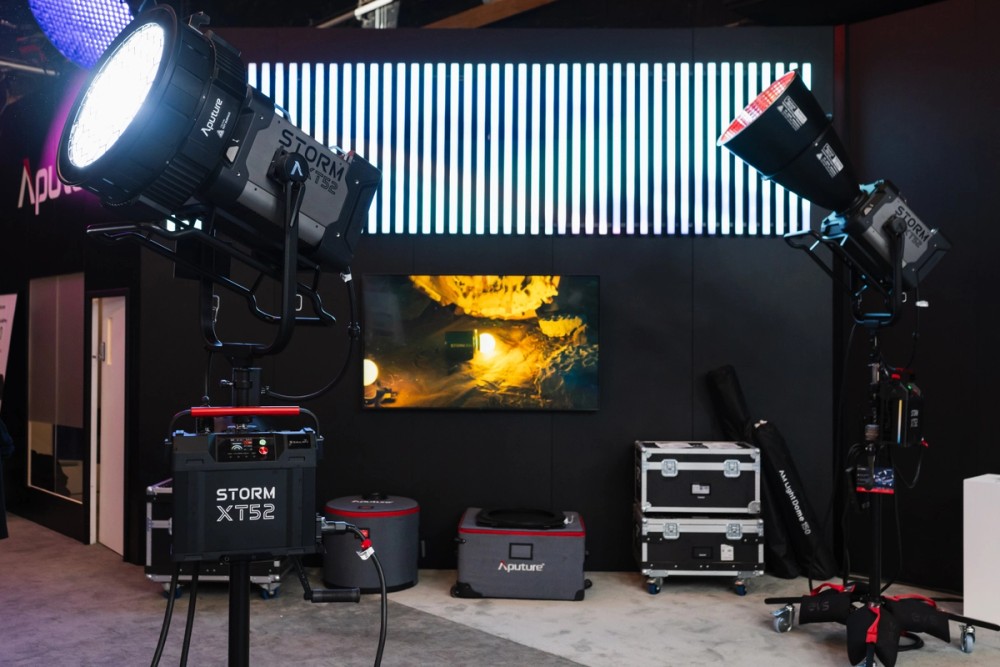 Aputure booth at Cine Gear LA 2025