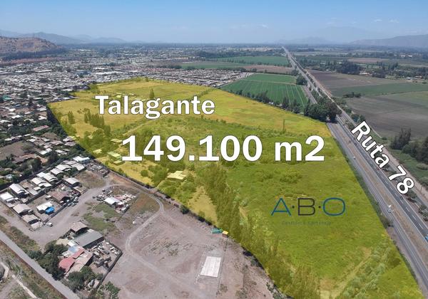 Terreno de 14,9 hectáreas en Talagante, Ruta 78