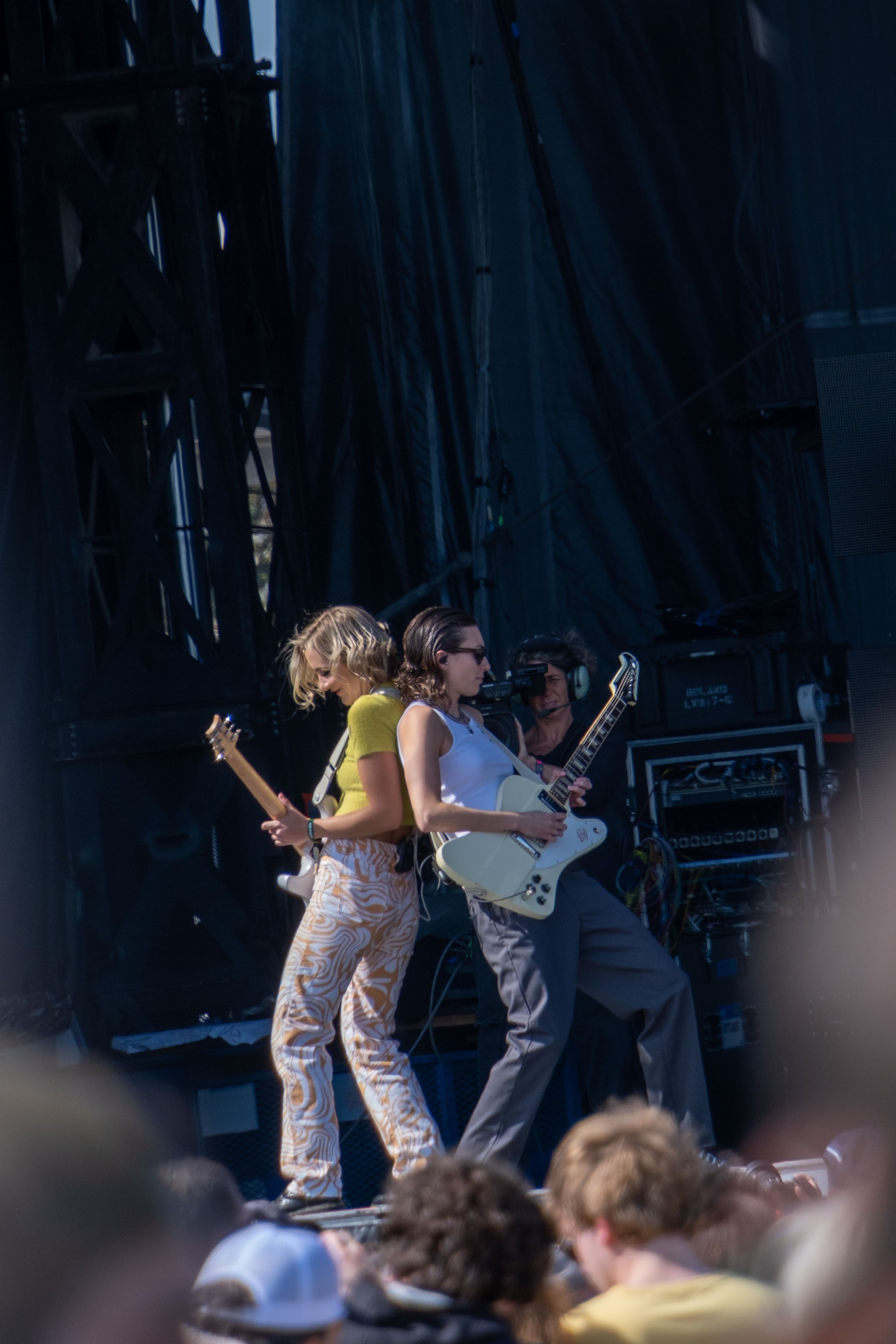 The Beaches rock the Green Stage with their energetic alt-rock tunes