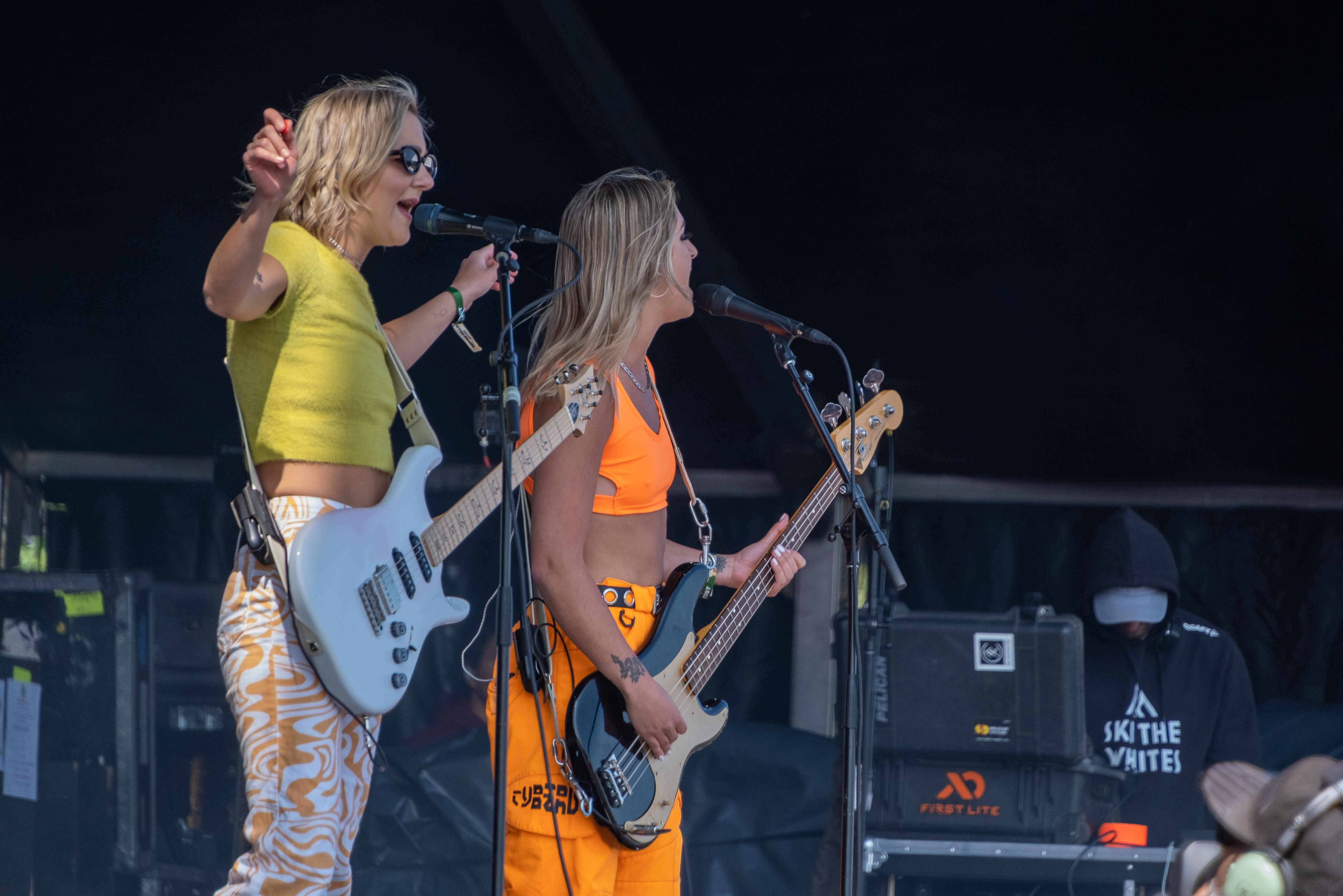 The Beaches rock the Green Stage with their energetic alt-rock tunes