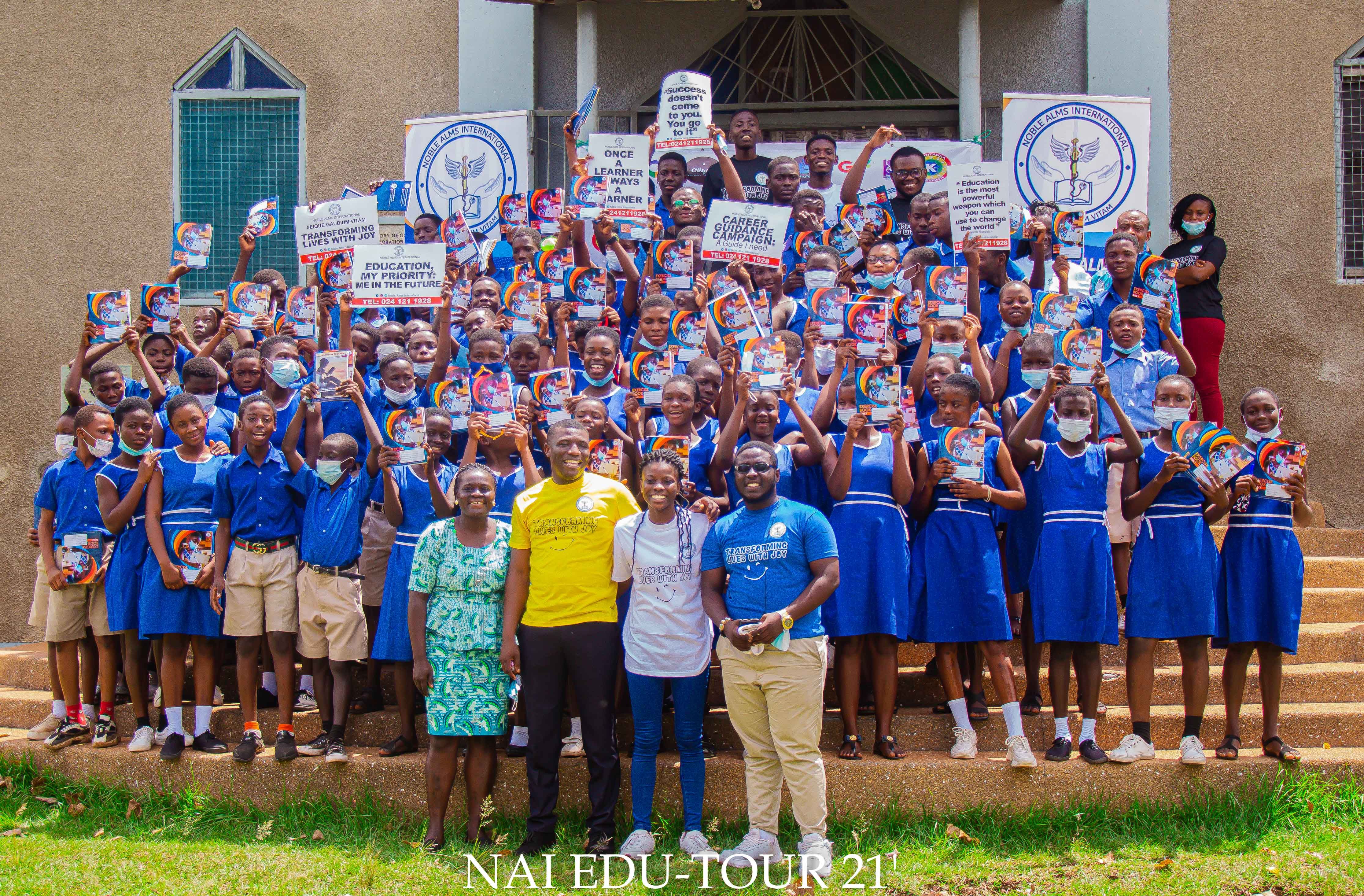 Edu-Tour at Kwahu Pepease (Roman/Catholic JHS, Presby JHS, DA JHS)