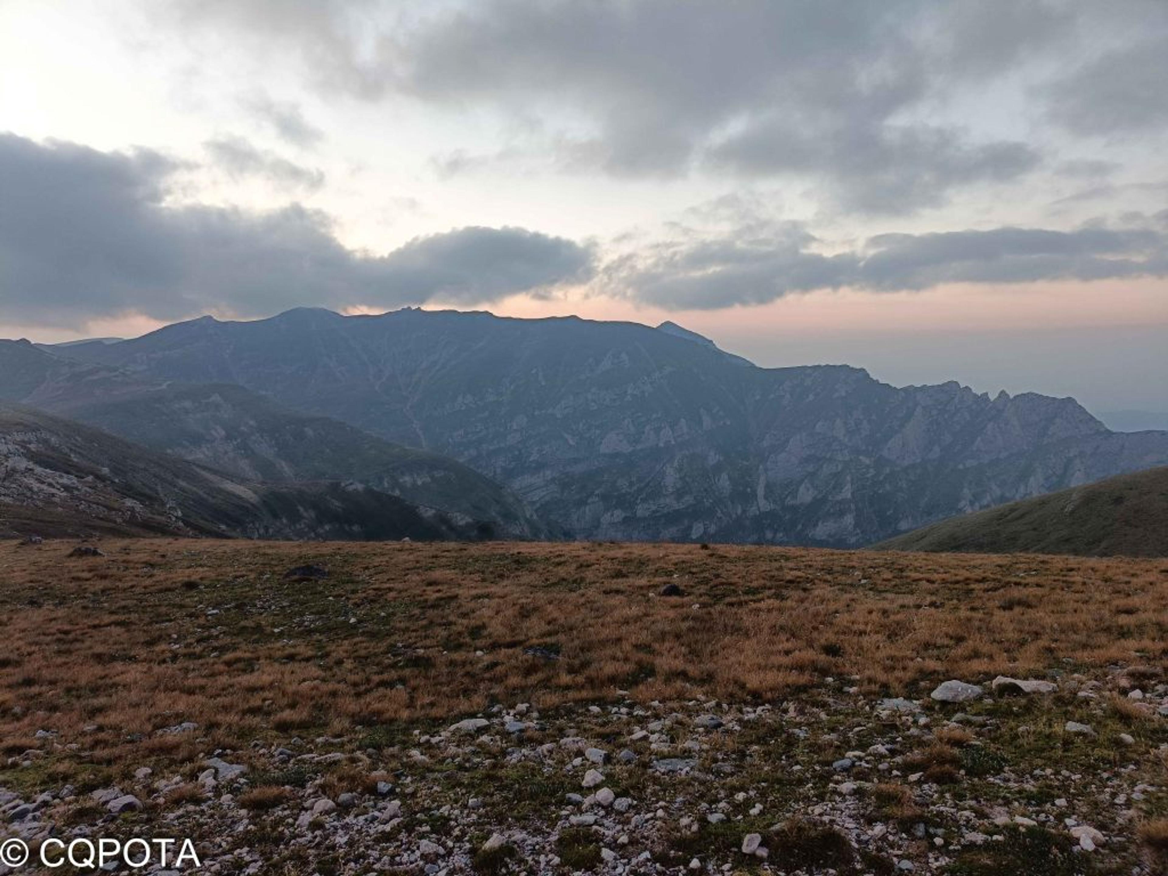 Apus de soare Vârful Omu