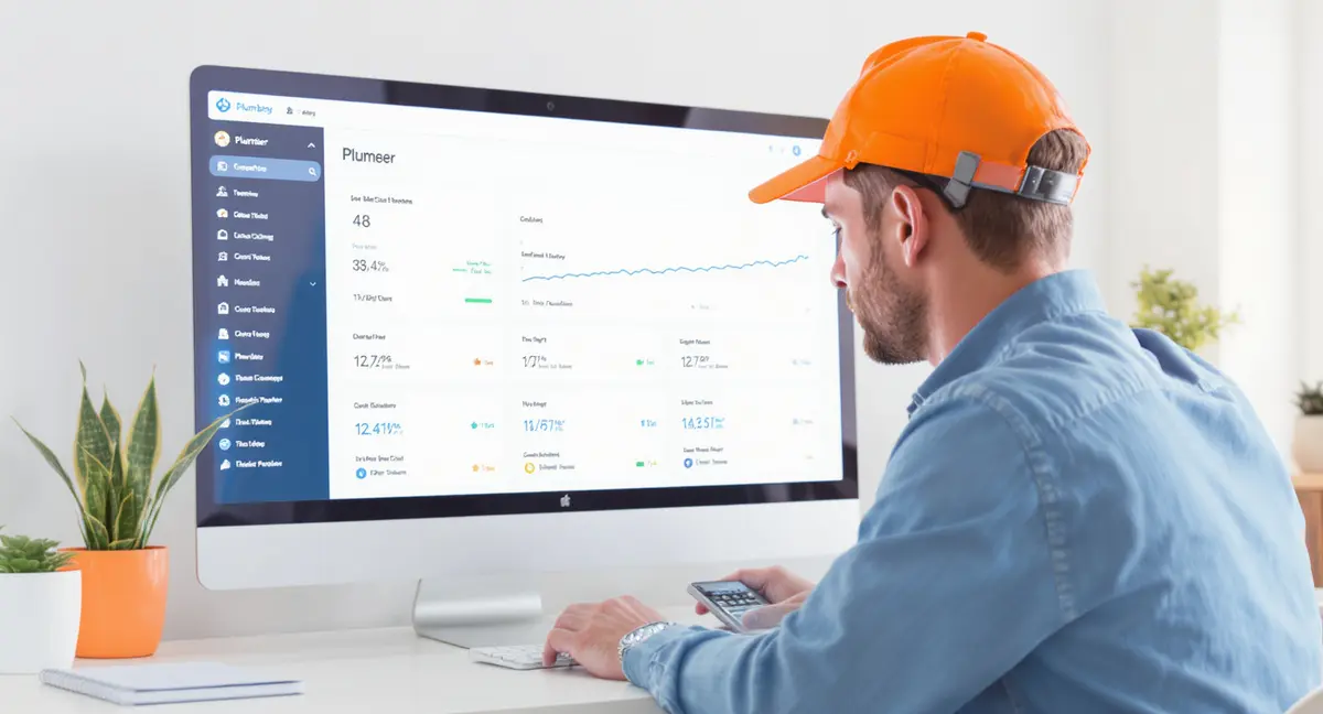 Plumber, clean dashboards, premium software interfaces - Strategyc