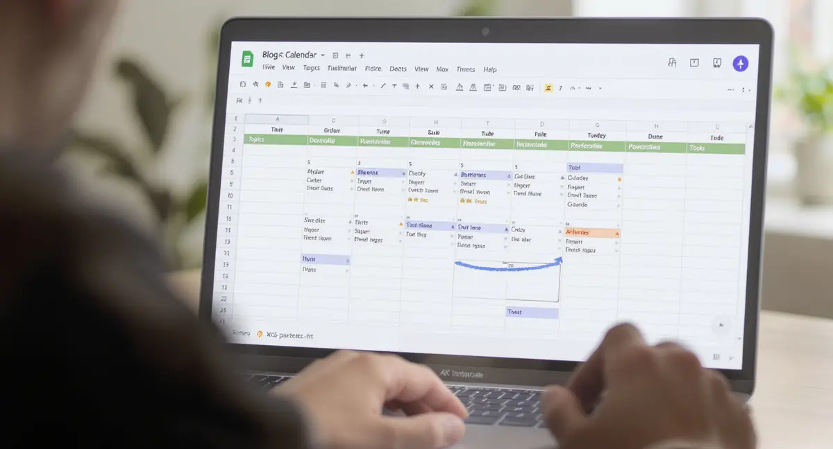 Content calendar template google sheets - Strategyc