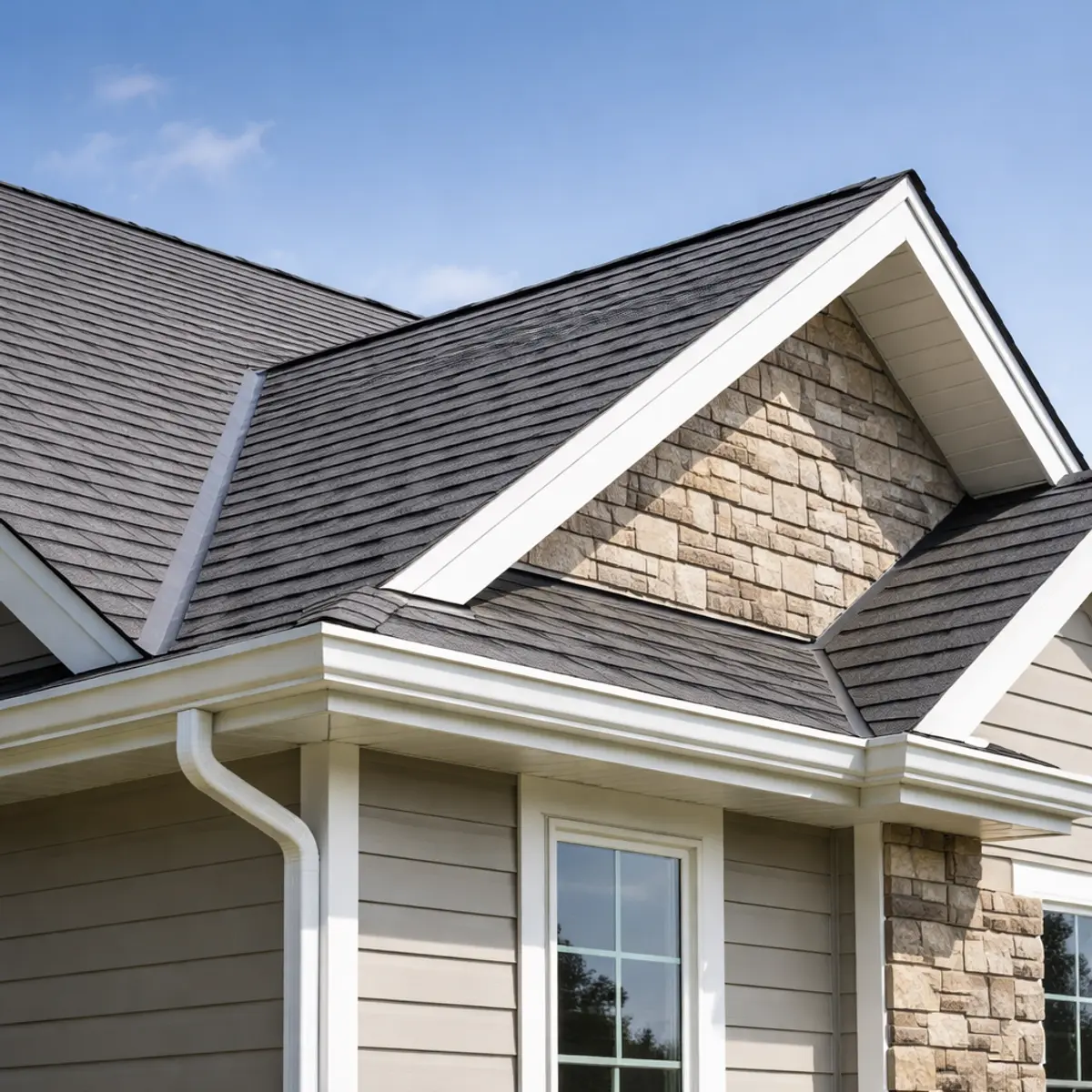 Professionally completed residential roofing job - Strategyc