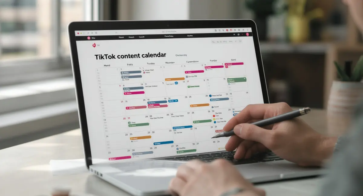 Tiktok content calendar - Strategyc