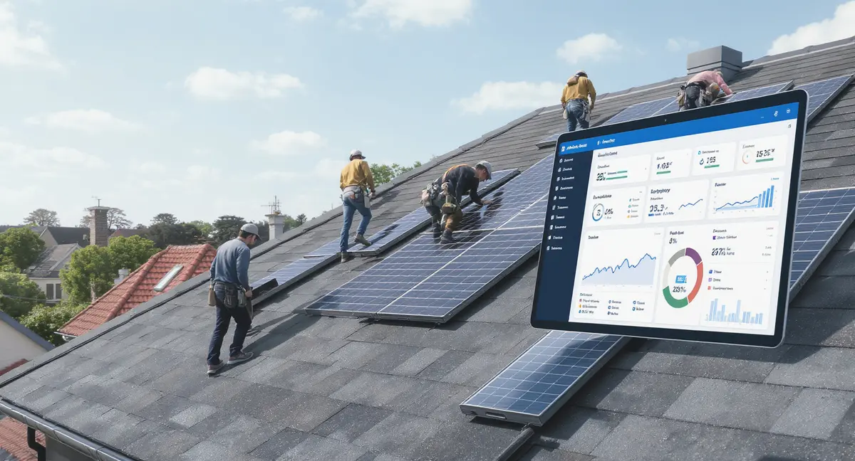 Roofers, professional workspaces, clean dashboards - Strategyc