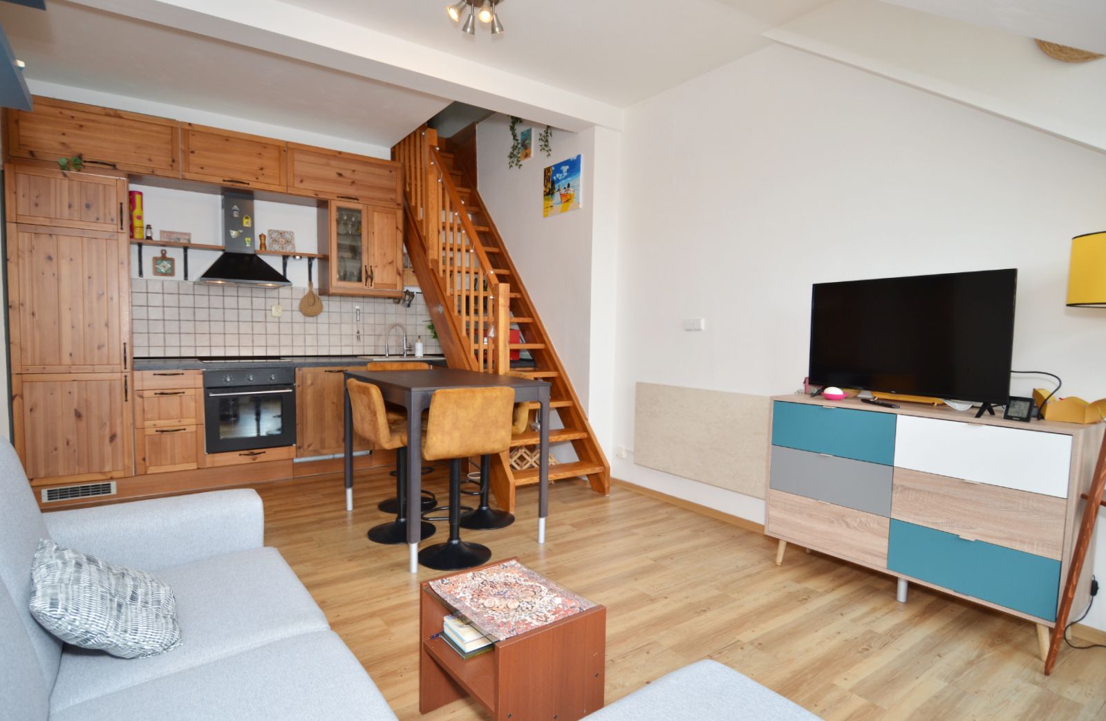 Prodej mezonetového bytu 2+kk/Terasa, 74 m2, OV, Rudná
