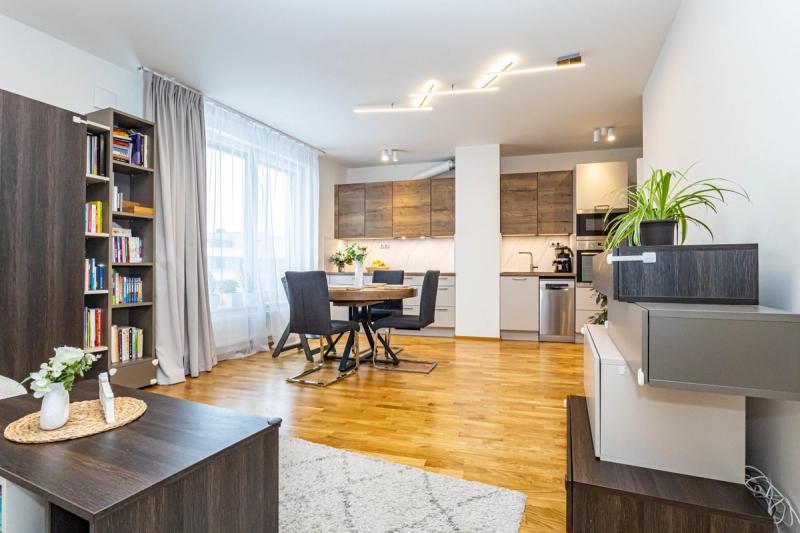 Prodej bytu 3+kk/B+GS, 80 m2, novostavba, Praha Hlubočepy